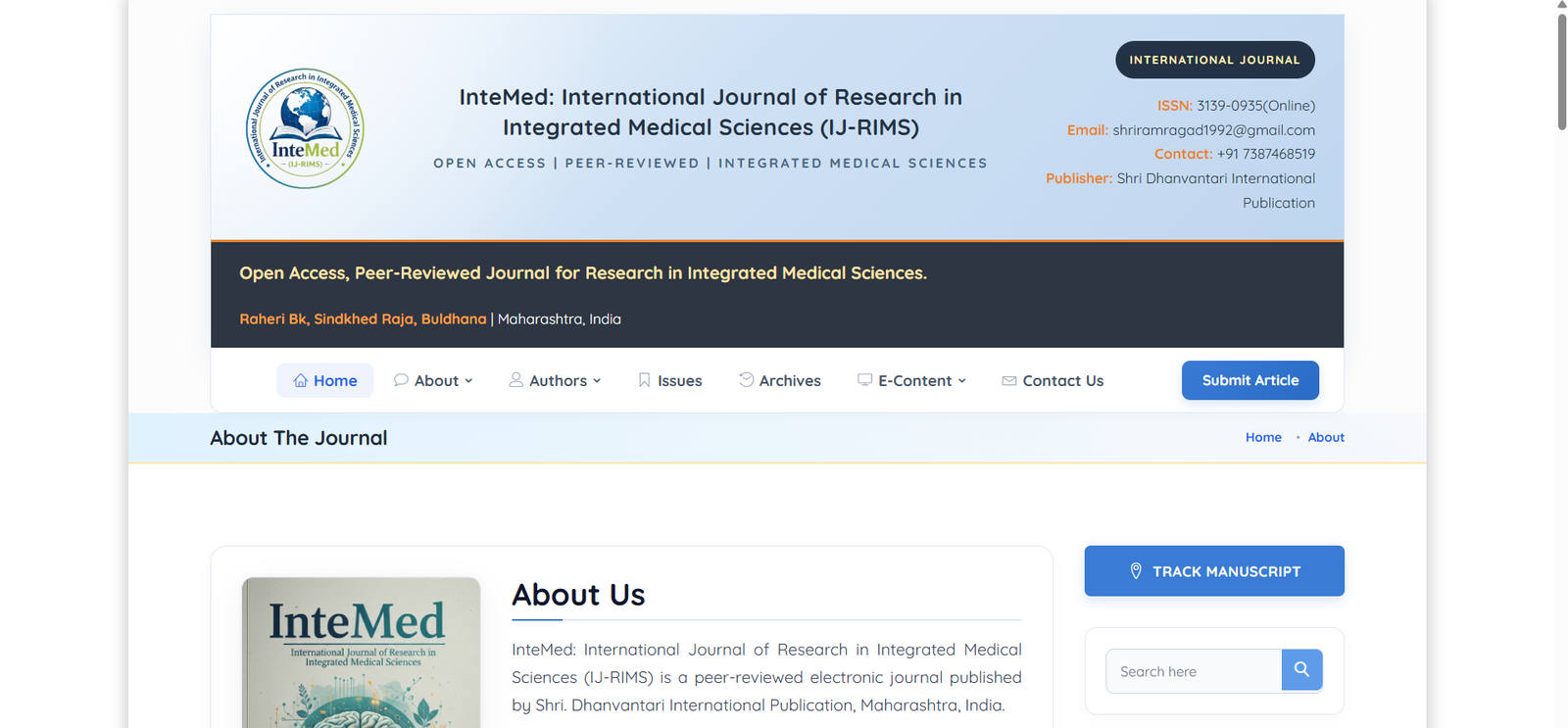 Intemed Journal Platform
